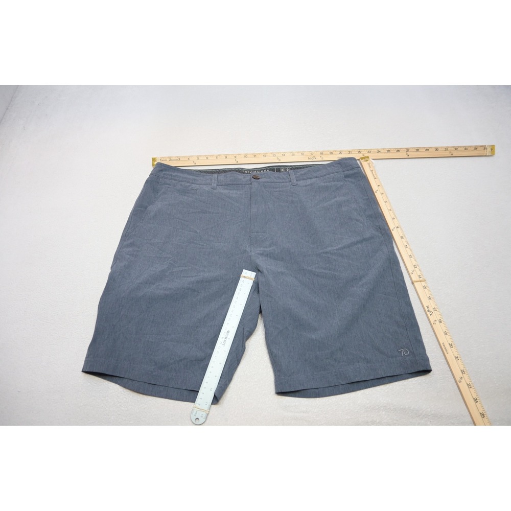 7 Diamonds‎ Velocity Performance Shorts Mens 42 Slate Blue Hybrid Golf Excellent